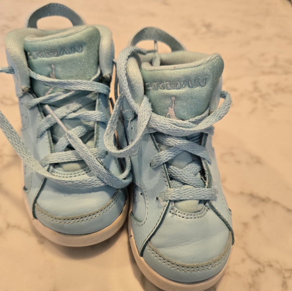 Jordan Kids Light Blue Sneakers